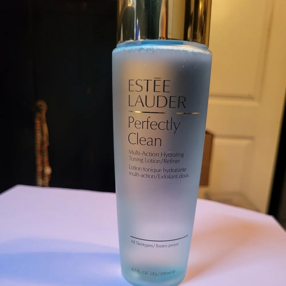 Estee Lauder Perfectly Clean Multi-Action Hydrating Toning Lotion, 6.7oz., New